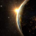 world-still-getting-better-future-sunrise-planet-earth-spectacular-sunset-satellite-view-376792210